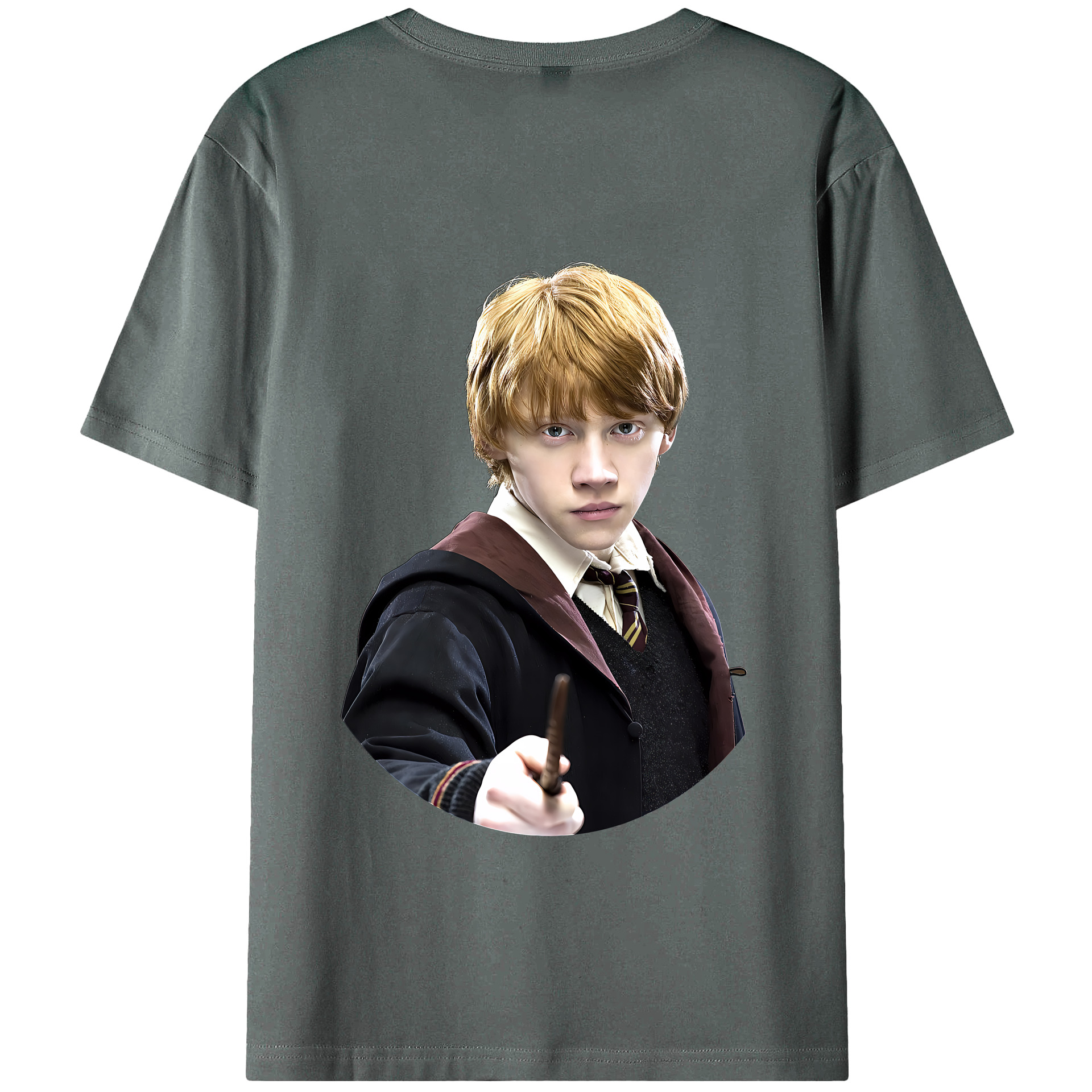 （画像用） Harry Potter ハリー・ポッターシリーズ 綿100％半袖Tシャツ（背面プリント）